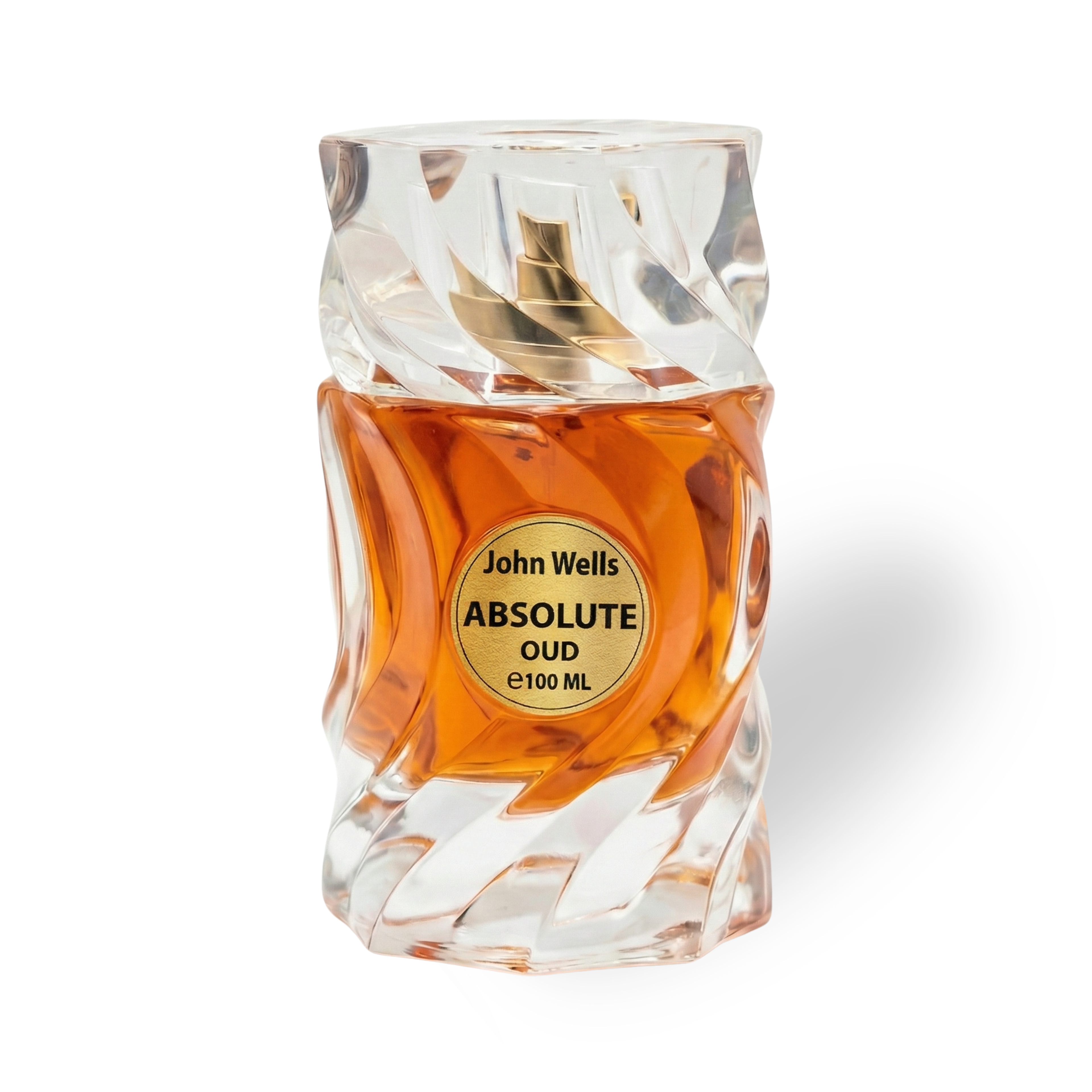 John Wells Absolute Oud perfume bottle on a white background