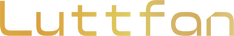 Gold 'Luttfan' logo on a white background
